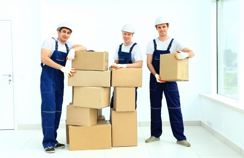 Prepared household belongings ready for short-term or long-term storage