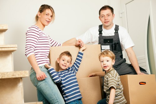 Preparing boxes and fragile items for a move in Dulwich