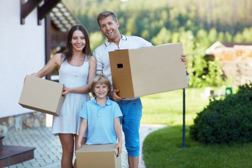 Careful handling of household furniture during an urgent Dulwich relocation