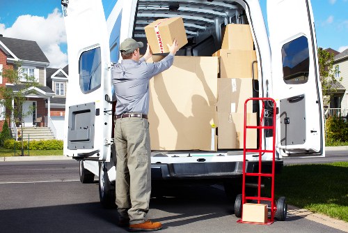 Local packing team organising a move in South London