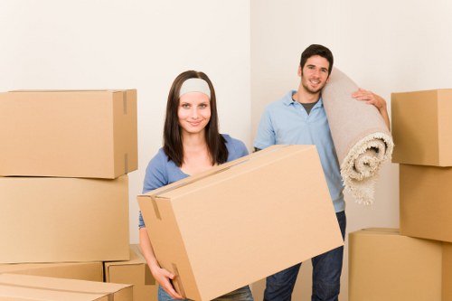 Preparing boxes and furniture for a Dulwich removal