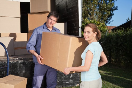 Careful packing and loading service for Dulwich customers